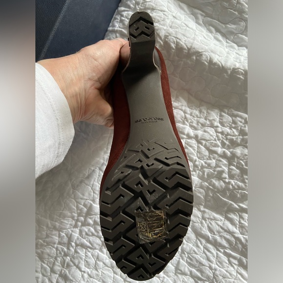 NEW Sergio Rossi Suede Pumps Size 37 - Picture 8 of 11